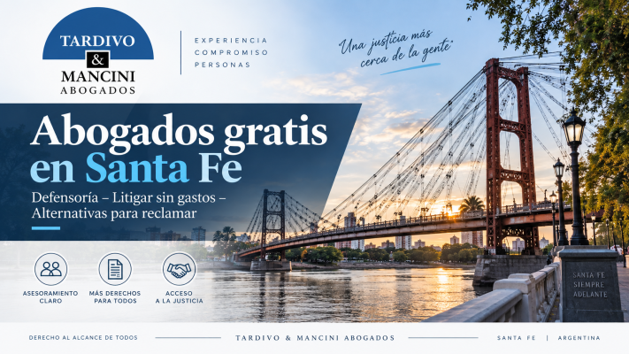 Abogados gratis en Santa Fe: alternativas para reclamar